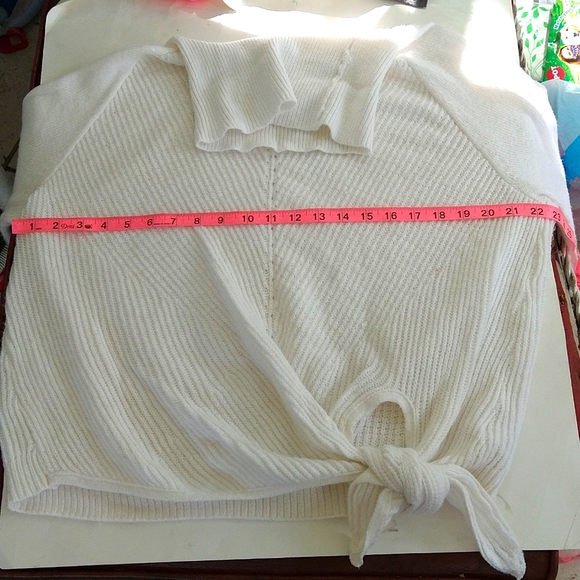 Lauren Conrad big comfy sweater cinched waist oversized Y2k - Picture 4 of 6